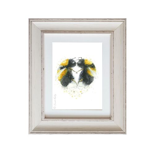 Bumblelove Small Framed Print