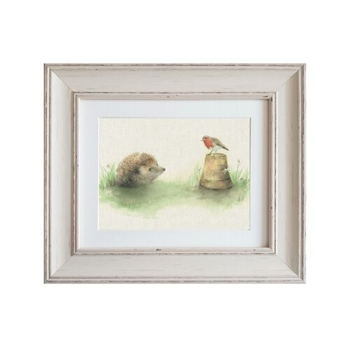 Garden Friends Small Framed Print