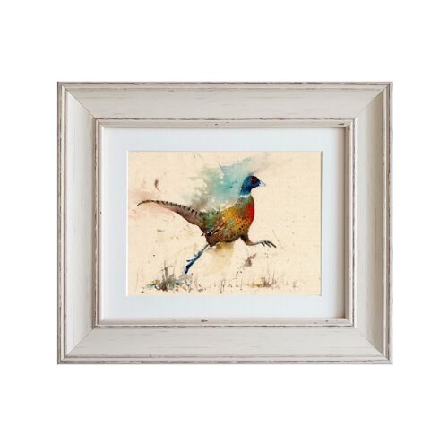 Hurry Scurry Small Framed Print