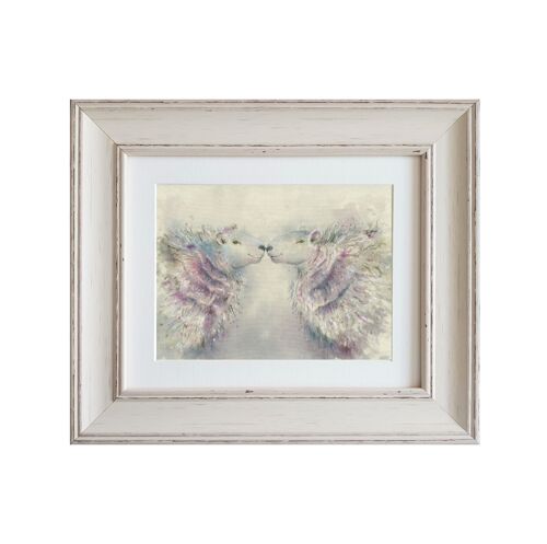 Owain and Gwen Small Framed Print