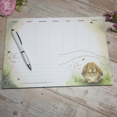 Planificador semanal Honey Bunny