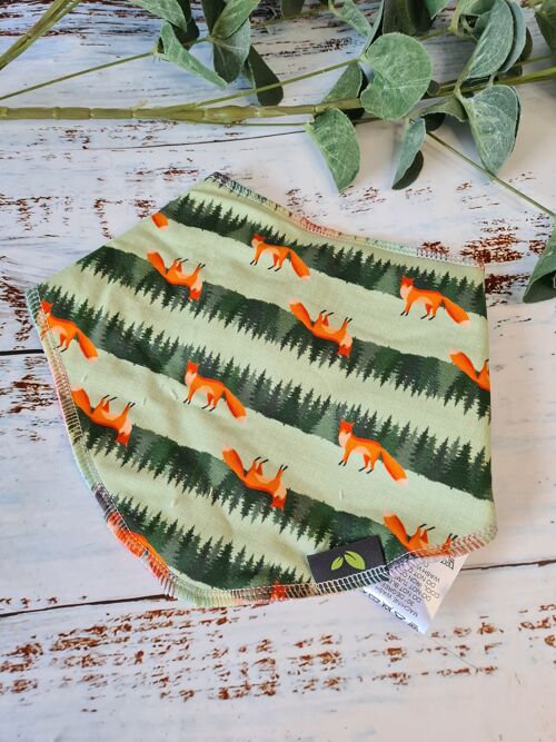Matching Handmade Baby Clothes - Dribble Bibs - Who Gives A Fox