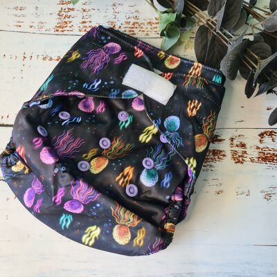 Unpocket - The Cloth Nappy Wrap - Squidding Around - Hook & Loop