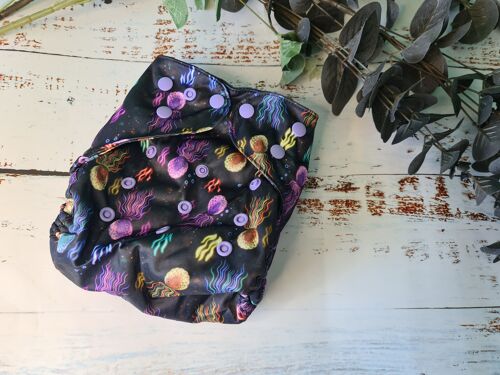 Unpocket - The Cloth Nappy Wrap - Squidding Around - Poppers