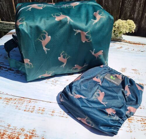 Green Bags - Wet Bags, Dry Bags, Nappy Pods Oh My! Reusable Gift Bags. - Oh Deery Me