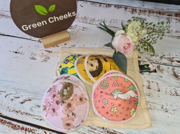 Green Norks - Coussinets d'allaitement réutilisables - 4 paires de vêtements de protection pour l'allaitement 1