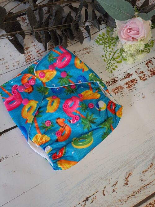 Justa - The Pocket Nappy - Pool Party - Poppers