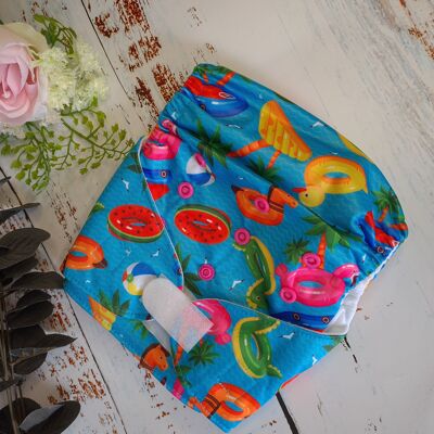 Kit di base per pannolini di stoffa per tutti i giorni - 12 splendidi pannolini tascabili in tandem - 12 inserti in misto canapa super assetati - Hook & Loop - Altro rosa
