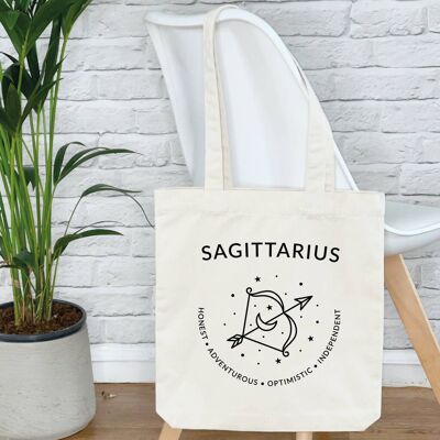 Zodiac Sign Traits Tote Bag
