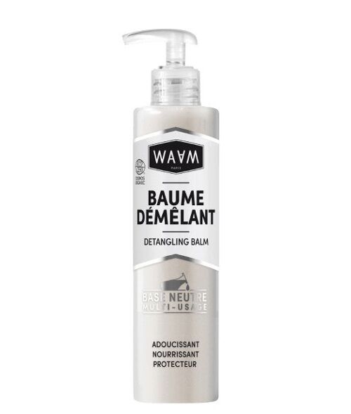 WAAM Cosmetics – Baume Démêlant – Soin Démêlant cheveux à rincer – Certifié BIO ECOCERT –Vegan – 200ml