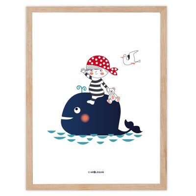 poster baleine/pirate