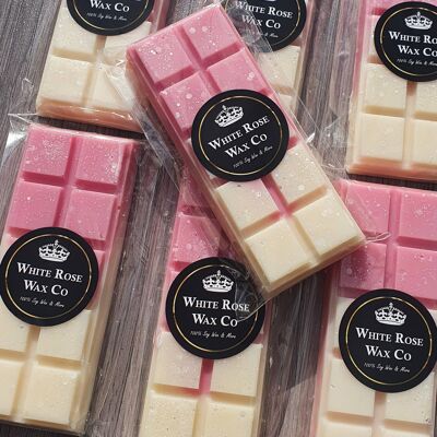 Wax Melt Snap Bar - Pink Peony & Cotton Flower