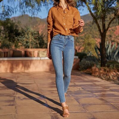 Amélie Skinny Push-Up Jeans SKY BLUE
