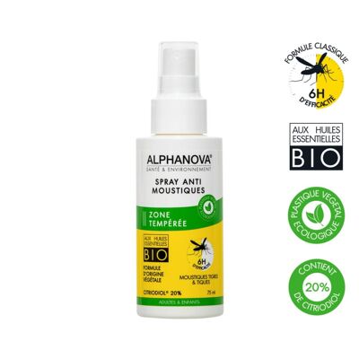 Zona Temperata Anti Zanzare - Efficacia 6h 75 ml