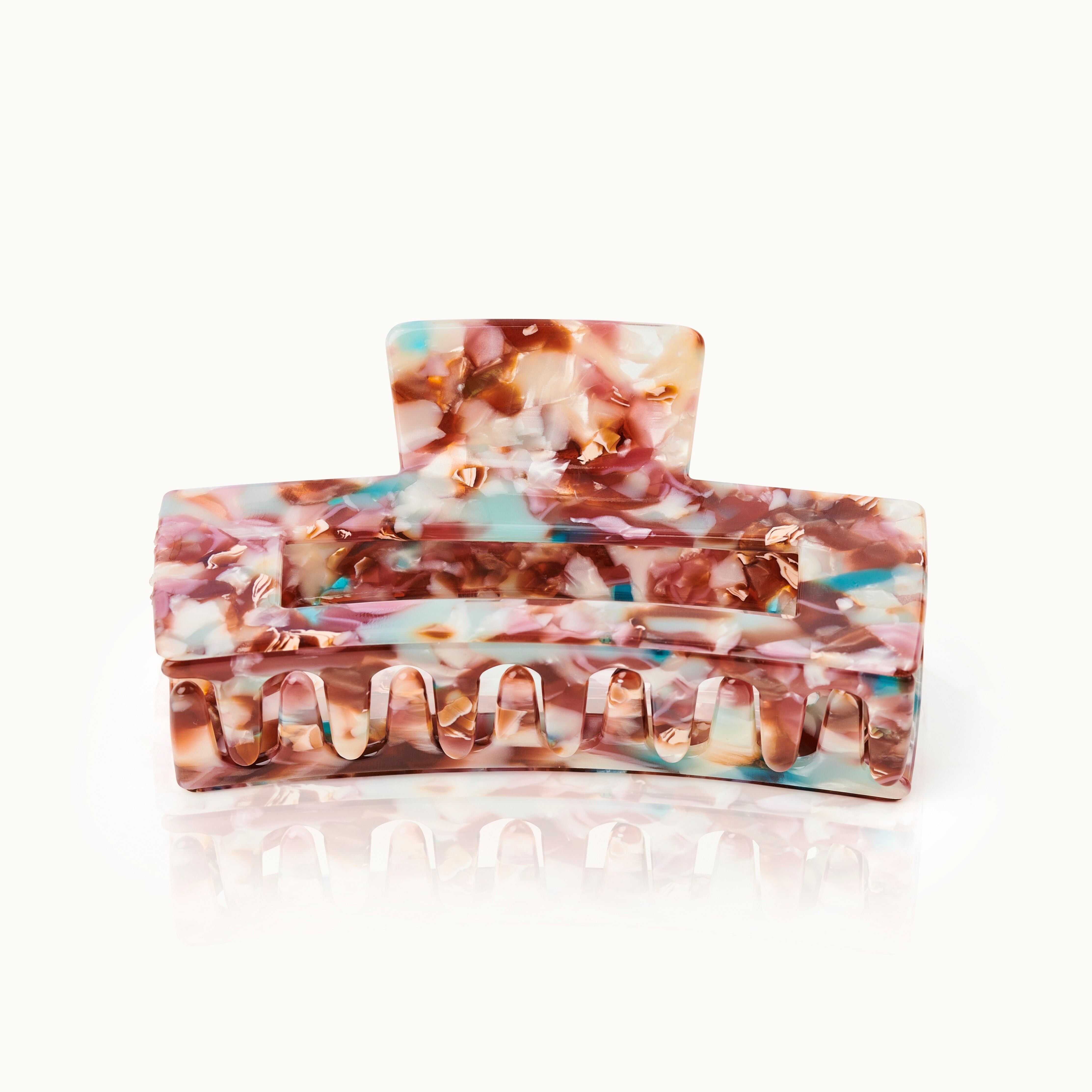 Molletta per capelli XL ambra