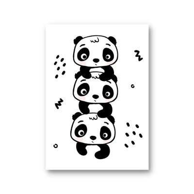 Panda Poster A4