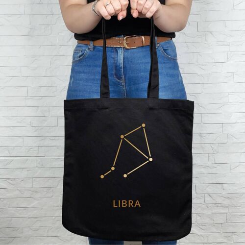 Zodiac Constellations Star Sign Tote Bag