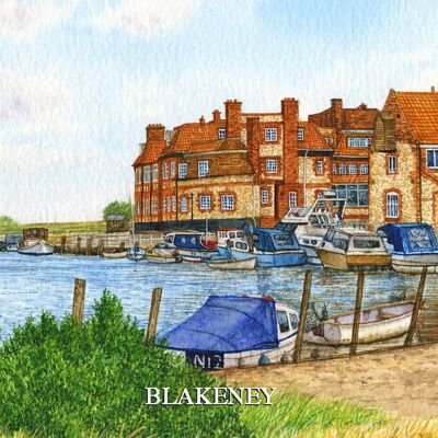 Imán de nevera Blakeney. Norfolk.