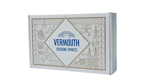 3er Box für drei 100 ml Vermouth Flaschen