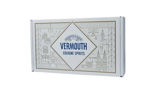 3er Box für drei 500 ml Vermouth Flaschen
