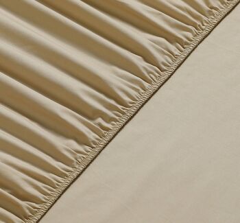 Drap Housse Percale - 100 x 200cm + 32cm - Anthracite 6