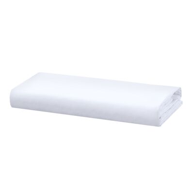 Percale Fitted Sheet - 200 x 200cm + 32cm - White