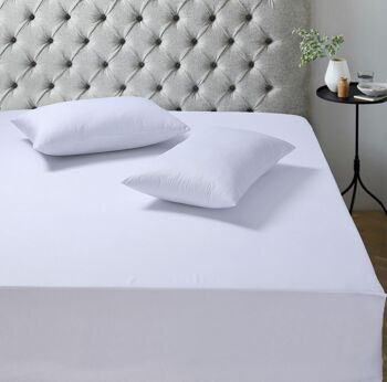 Protège Matelas - 160 x 200cm + 40cm - Coton 7