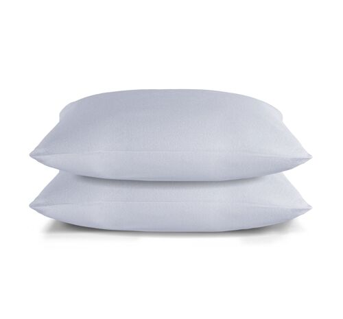 Velvet Flannel Pillowcase set - 65 x 65cm - White
