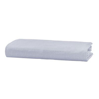 Velvet Flannel Fitted Sheet - 100 x 200cm + 32cm - White