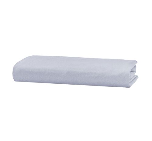 Velvet Flannel Fitted Sheet - 140 x 200cm + 32cm - White