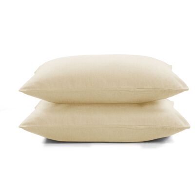 Flannel Fleece Pillowcase set - 50 x 70cm - Vanilla