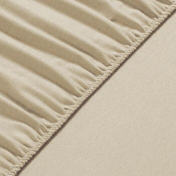 Drap Housse Flanelle Polaire - 140 x 200cm + 38cm - Blanc 6