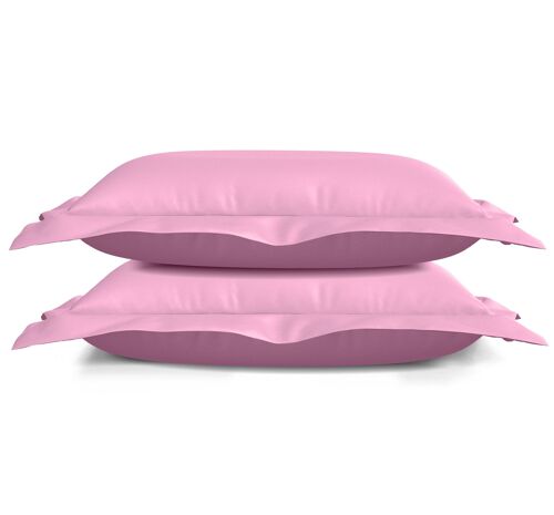 Silky Satin Pillowcase set - 63 x 63cm - Rose