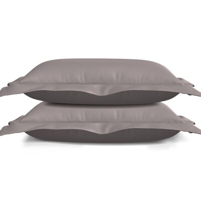 Silky Satin Pillowcase set - 63 x 63cm - Nougat