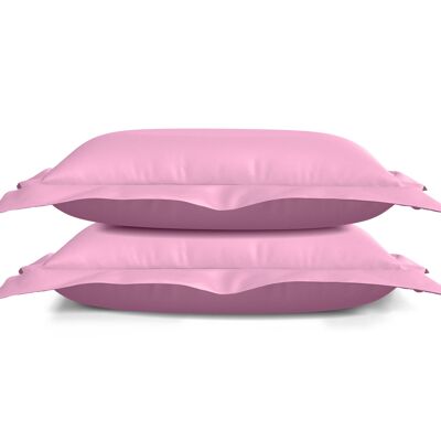 Silky Satin Pillowcase set - 80 x 80cm - Rose