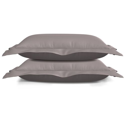 Silky Satin Pillowcase set - 80 x 80cm - Nougat