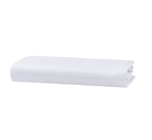 Silky Satin Fitted Sheet - 90 x 200cm + 20cm - White