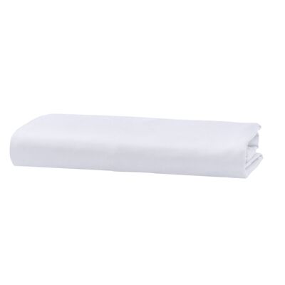 Silky Satin Fitted Sheet - 90 x 200cm + 20cm - White