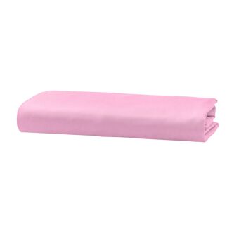 Drap Housse Satin Soyeux - 90 x 200cm + 20cm - Rose 1