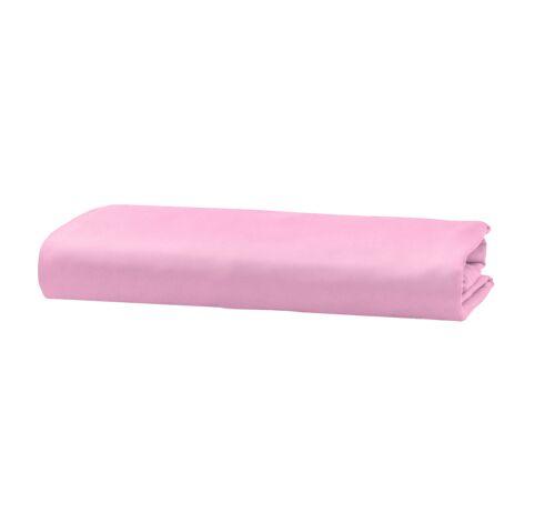Silky Satin Fitted Sheet - 100 x 200cm + 20cm - Rose