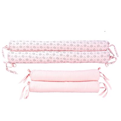 4 pcs. Reducer for bed - PINK