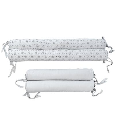 4 pcs. Reducer for bed - GREY