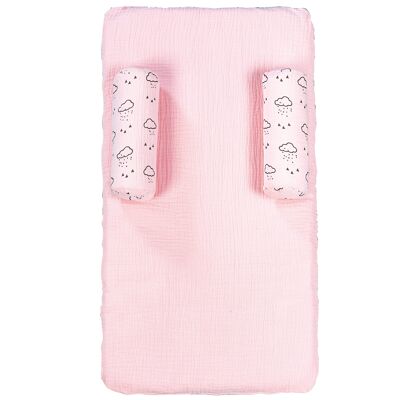 Anatomical reducer cushion with lateral small reducer - PINK