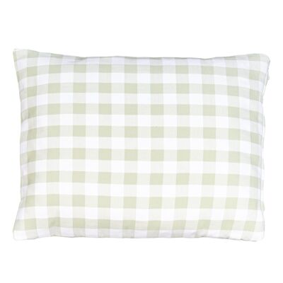 Rectangular Vichy Pillow - GREEN