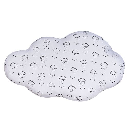 Cloud Pillow - Patterned GREY