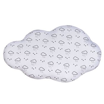 Coussin Nuage - Motif GRIS