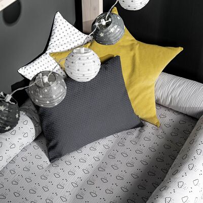 Star Pillow - Solid colour YELLOW