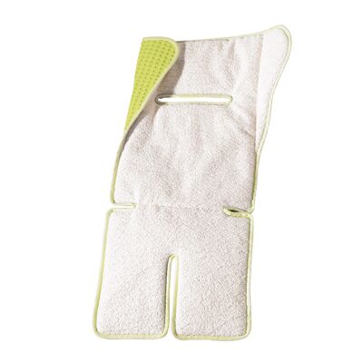 Liner for stroller and infant carrier - LIME GREEN