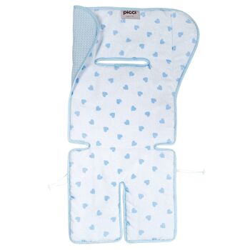 Housse pour poussette et porte-bébé - BLUE HEARTS