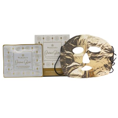 5 Cajas - Sensory Retreats Mascarillas faciales autocalentables Divine Glow